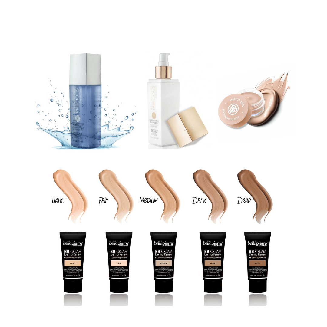 BB Cream + Milk + Toner + FREE Makeup Base: Bundle