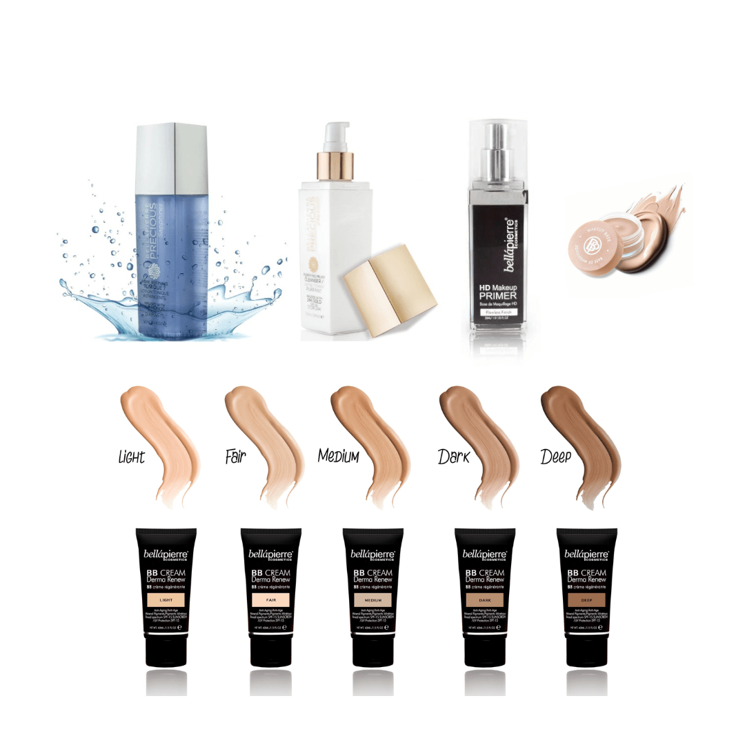 BB Cream + Cleansing Milk + Toner + HD Primer + FREE Base Bundle