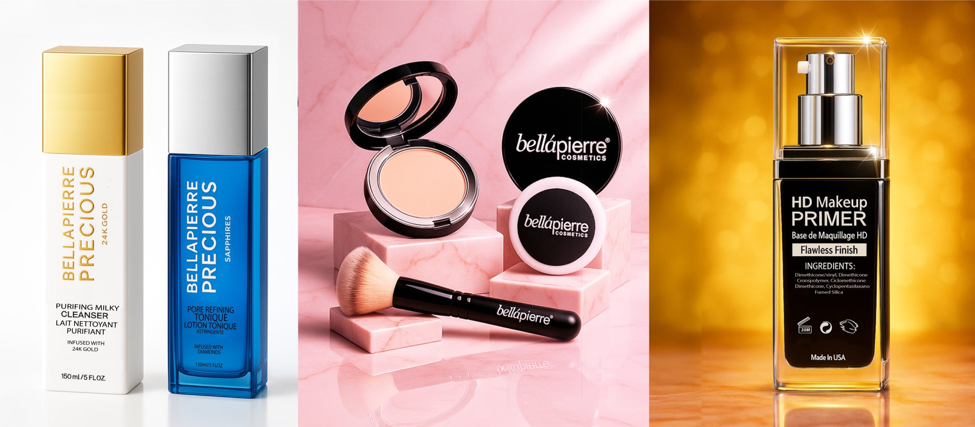Hypoallergenic mineral foundation SPF 15 – Bellapierre Singapore. Bundle offer discounts for makeup that cares and protects sensitive skins and acne prone skins, non-comedogenic