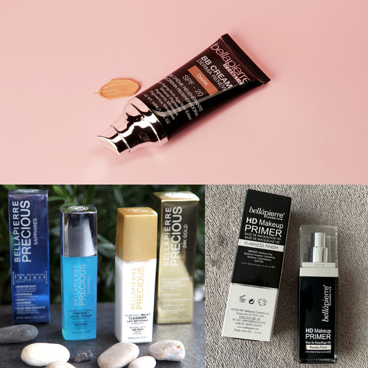 BB Cream + Cleansing Milk + Toner + HD Primer + FREE Makeup Base: Bundle