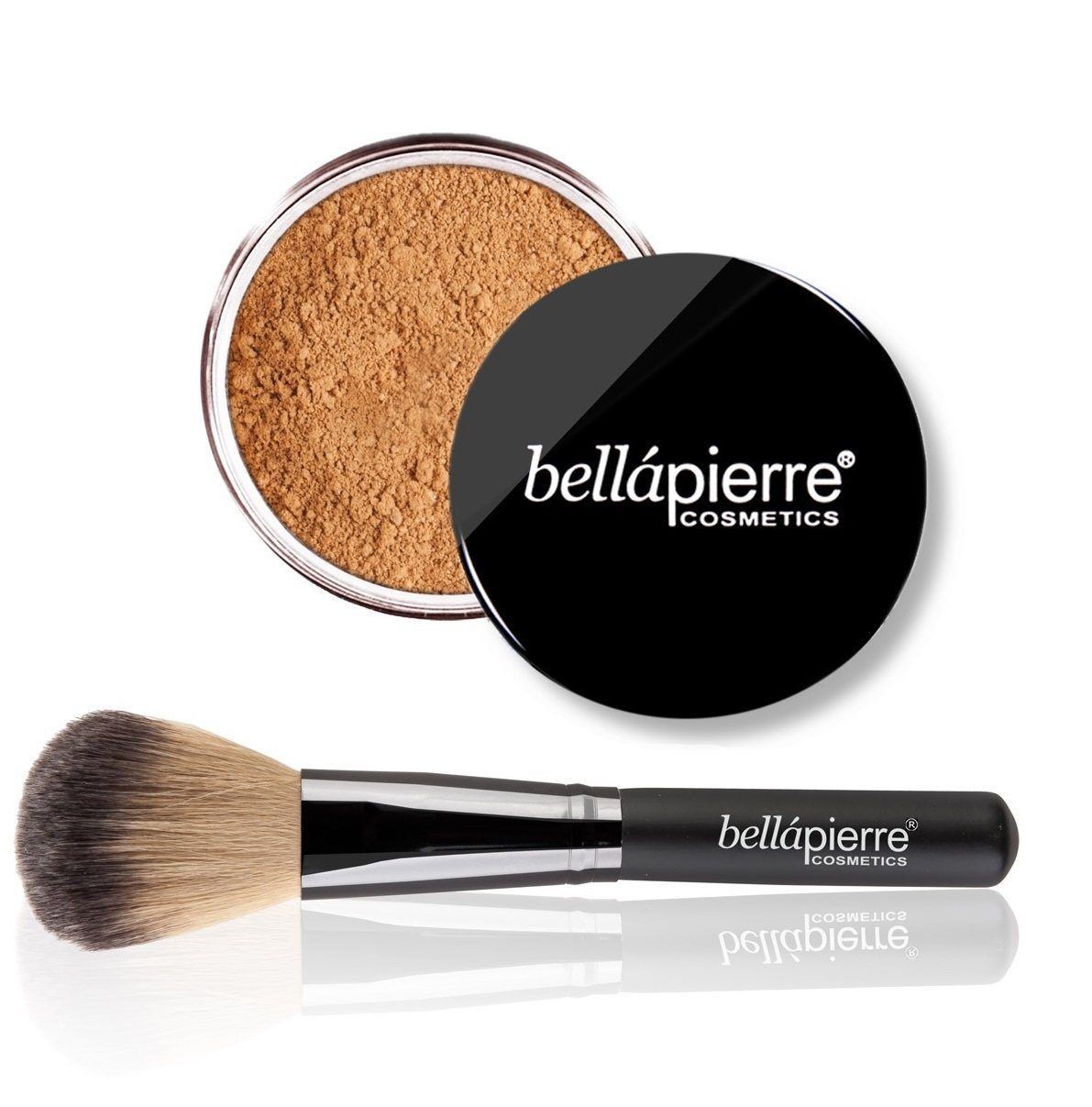 Mineral Foundation set Face Mineral Makeup SG Mineral Foundation Brown Sugar AND Foundation Brush
