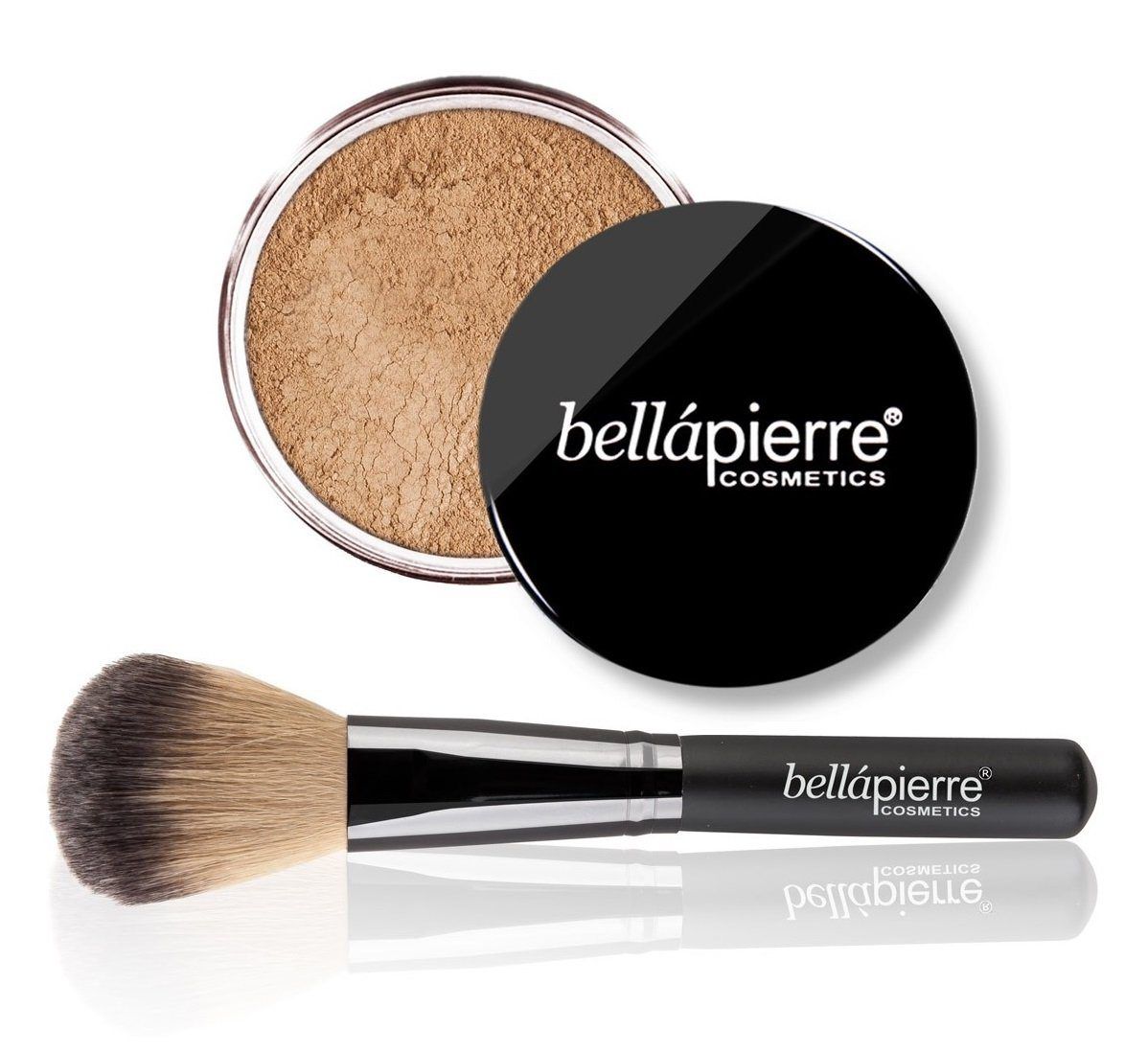 Mineral Foundation set Face Mineral Makeup SG Mineral Foundation Maple AND Foundation Brush